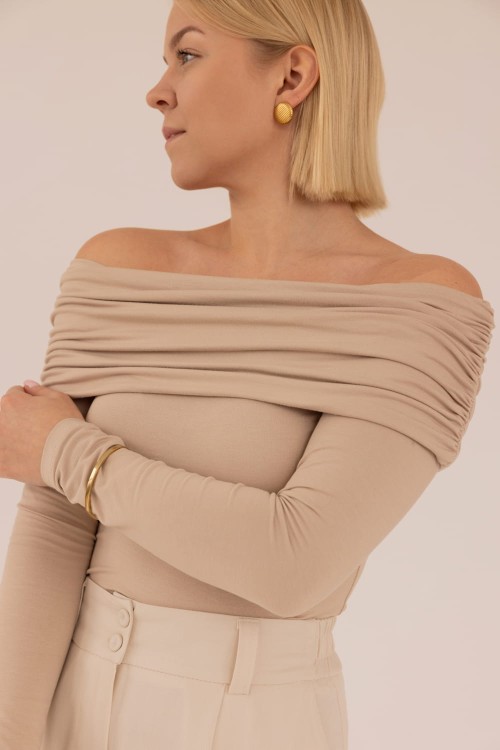 Bluzka Charlotte Beige