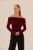 Bluzka Charlotte Burgundy